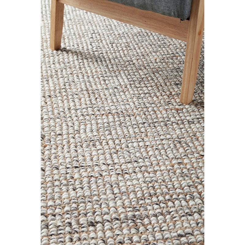 Arabella Grey Runner Rug by Rug Culture – 300X80CM