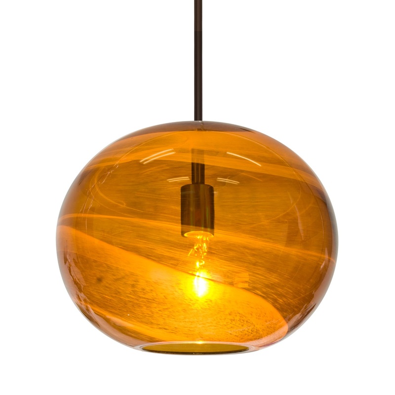 Besa 1TT-GENOAM-BR Geno One Light Pendant Bronze