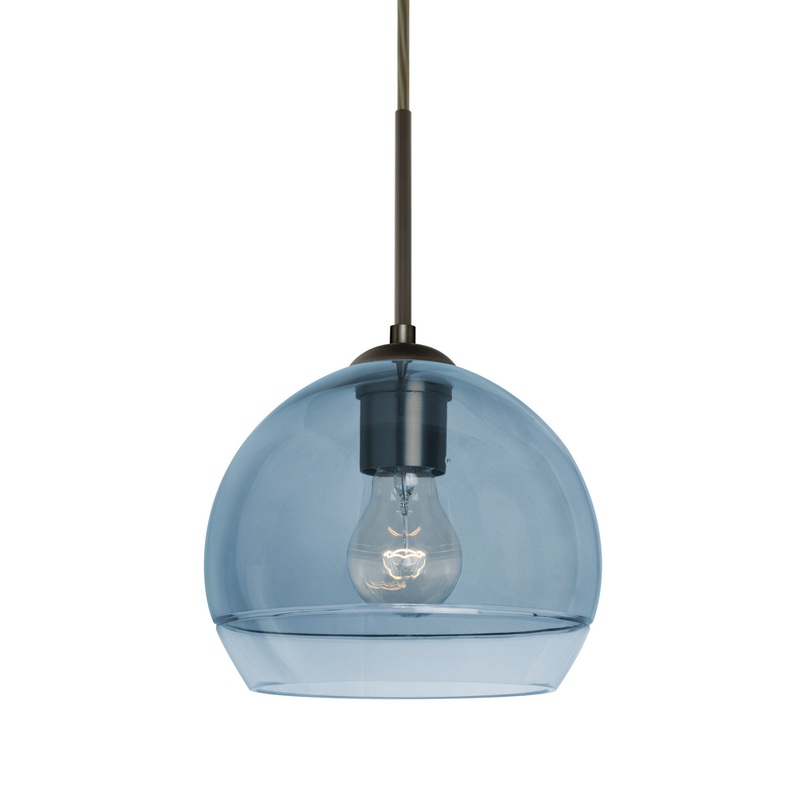 Besa J-ALLY8BL-BR Ally One Light Pendant Bronze