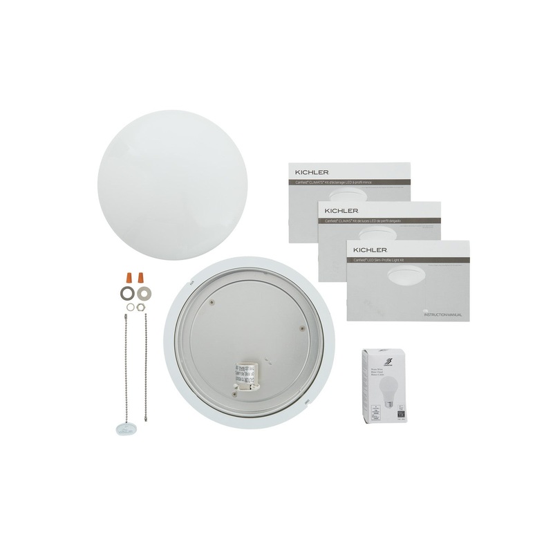 Kichler 380911WH LED Fan Light Kit, White
