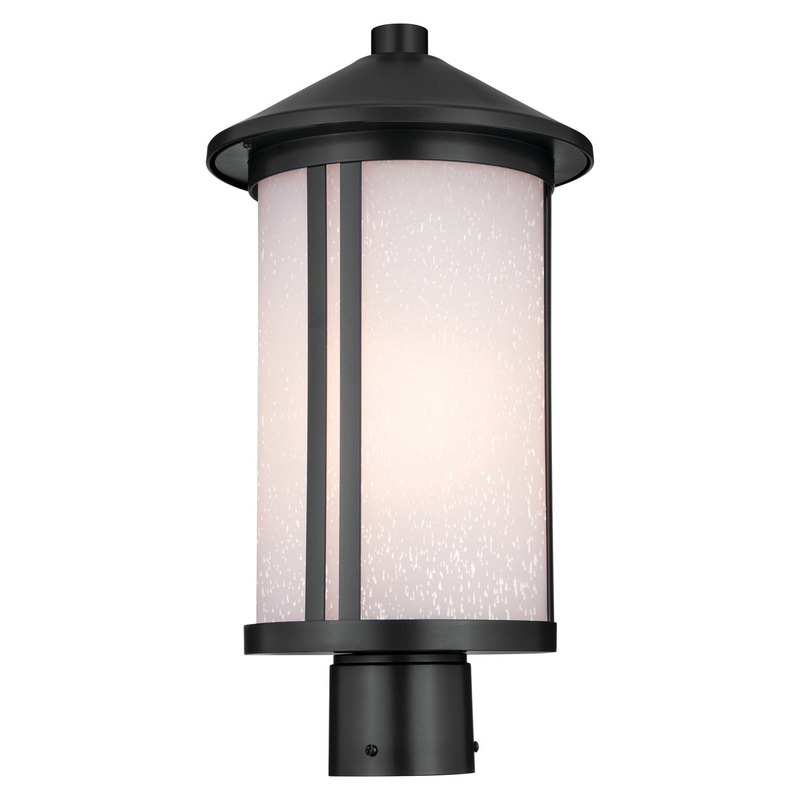 Kichler 59101BK One Light Outdoor Post Mount, Black