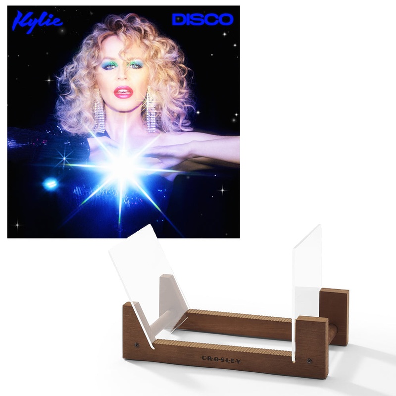 Kylie Disco – Black Vinyl Album & Crosley Record Storage Display Stand