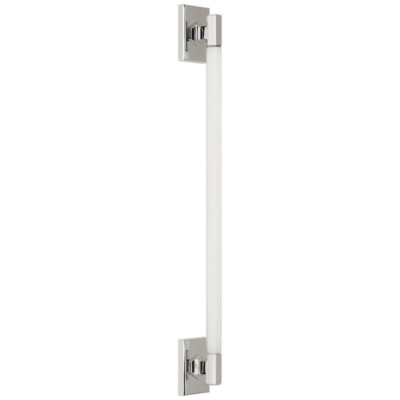 LED Bath Light from the Hawthorne Collection in Polished Nickel Finish by Visual Comfort Signature