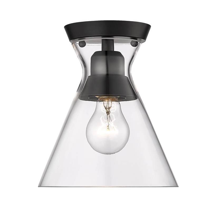 Malta Matte Black Flush Mount