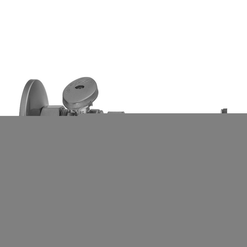 Toilet Supply Kit Quarter Turn Straight Pattern 5/8IN OD x 3/8IN OD 20 Inch Polished Chrome Oval Compression Part Number 622-8-72