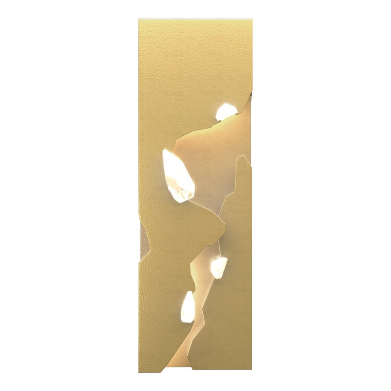 Trove LED Sconce Modern Brass