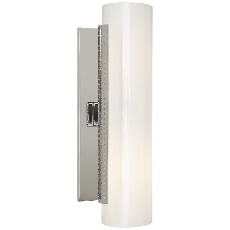 Two Light Wall Sconce from the Precision Collection in Polished Nickel Finish by Visual Comfort Signature