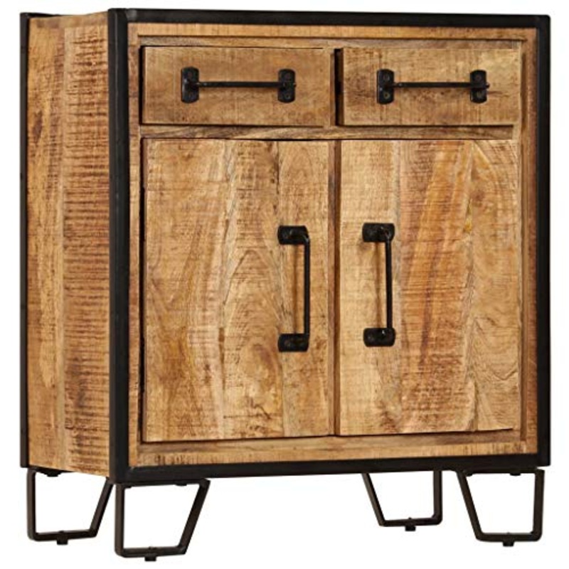 vidaXL Credenza Vintage Armadietto Madia Consolle Cucina Cassettiera Dispensa Vetrina Arredo Soggiorno Armadio Arredamento Massello di Mango