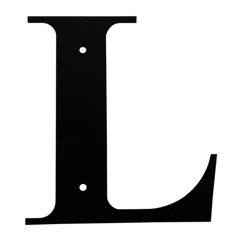 Village Wrought Iron LET-L-S Letter L Small