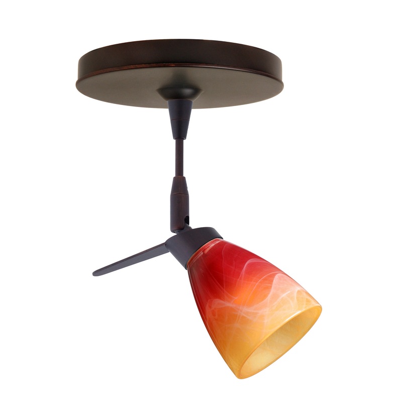 Besa 1SP-5044SL-BR Andi One Light Spotlight Bronze (Discontinued)