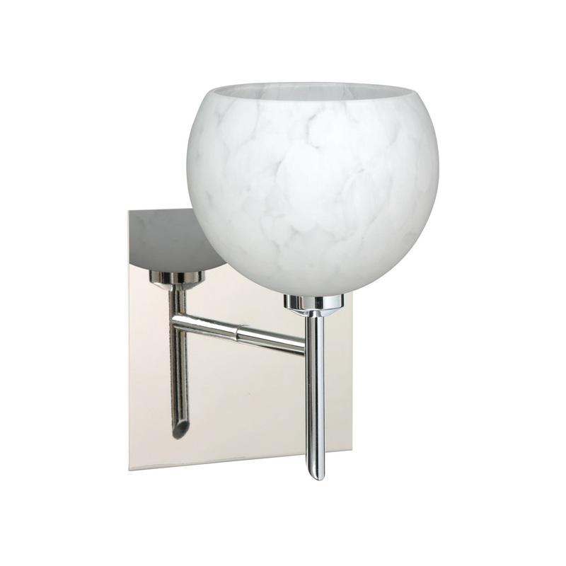 Besa 1SW-565819-CR-SQ Palla One Light Wall Sconce Chrome