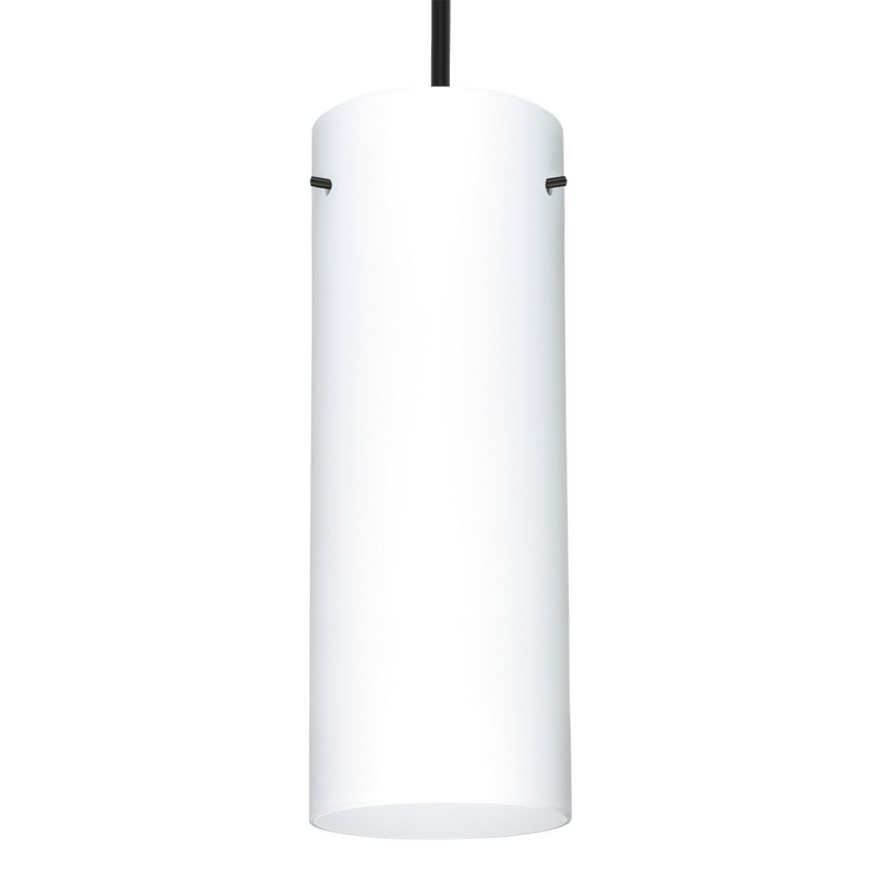 Besa 1TT-412807-BK Besa Stilo 18 Stem Pendant One Light Pendant Black