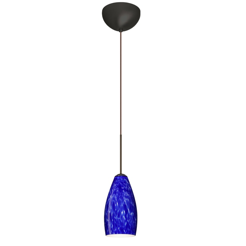 Besa 1XC-719886-LED-BR Karli One Light Pendant Bronze