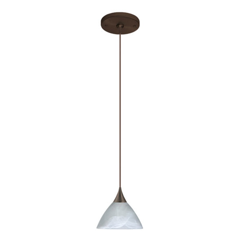 Besa 1XP-174352-BR Domi One Light Pendant Bronze (Discontinued)