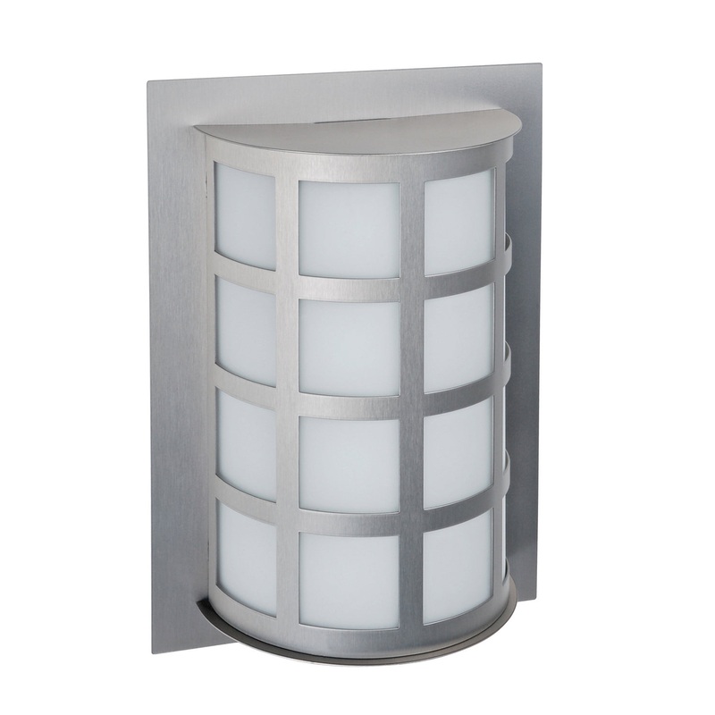Besa SCALA13-WA-BA Scala One Light Outdoor Wall Sconce Brushed Aluminum (Discontinued)