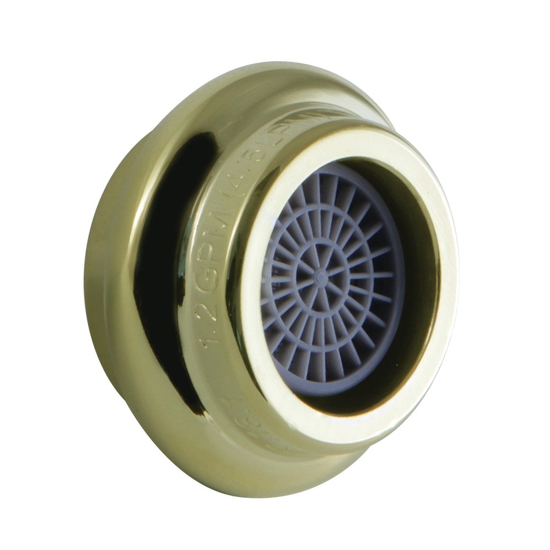 Cal Green Z12KBSA1792 Cal Green 1.2 GPM Female Aerator, Polished Brass