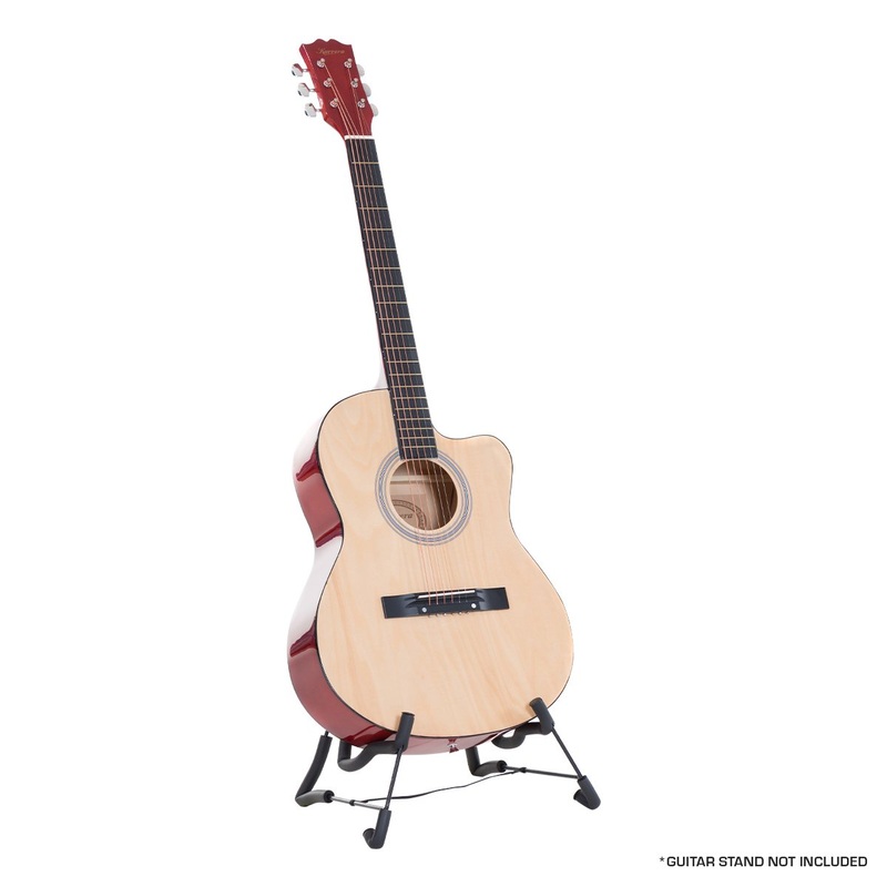 Karrera Acoustic Cutaway 40in Guitar – Natural