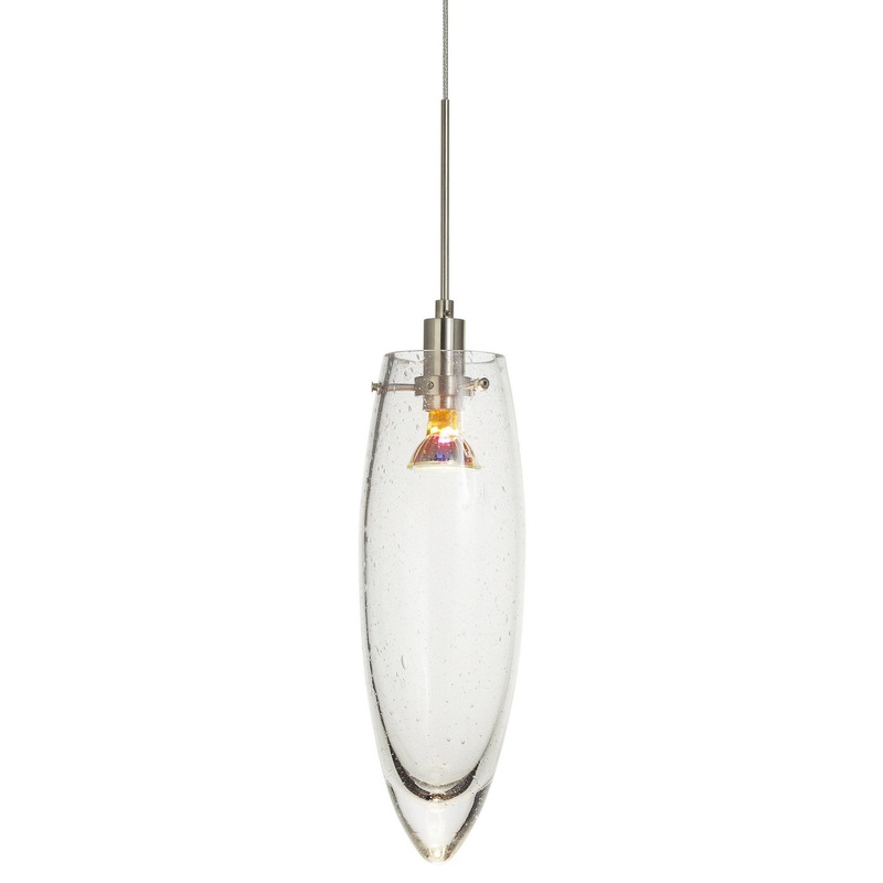 LED Pendant from the Stalactite Collection in Polished Nickel Finish by Stone Lighting