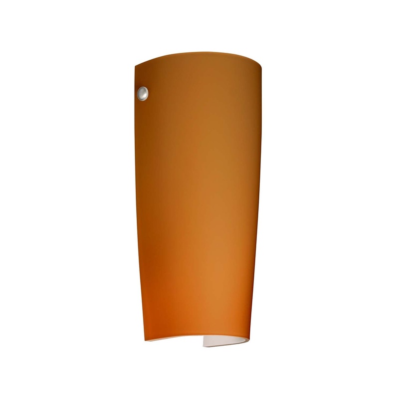 One Light Wall Sconce from the Tomas Collection in Polished Nickel Finish by Besa