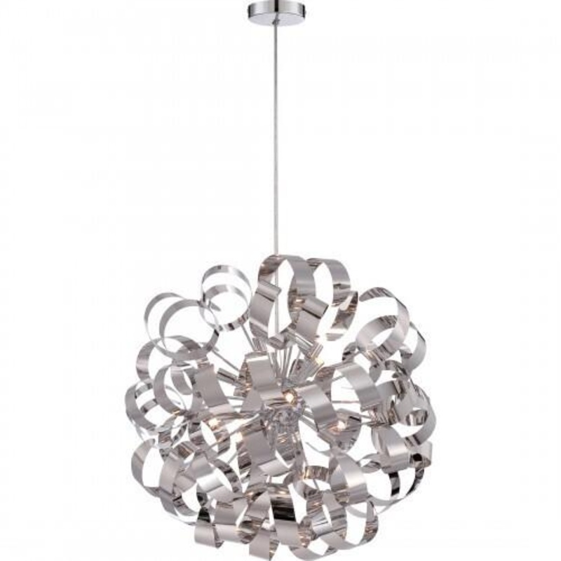 Quoizel RBN2823C Ribbons Pendant plsh chrme Pendant