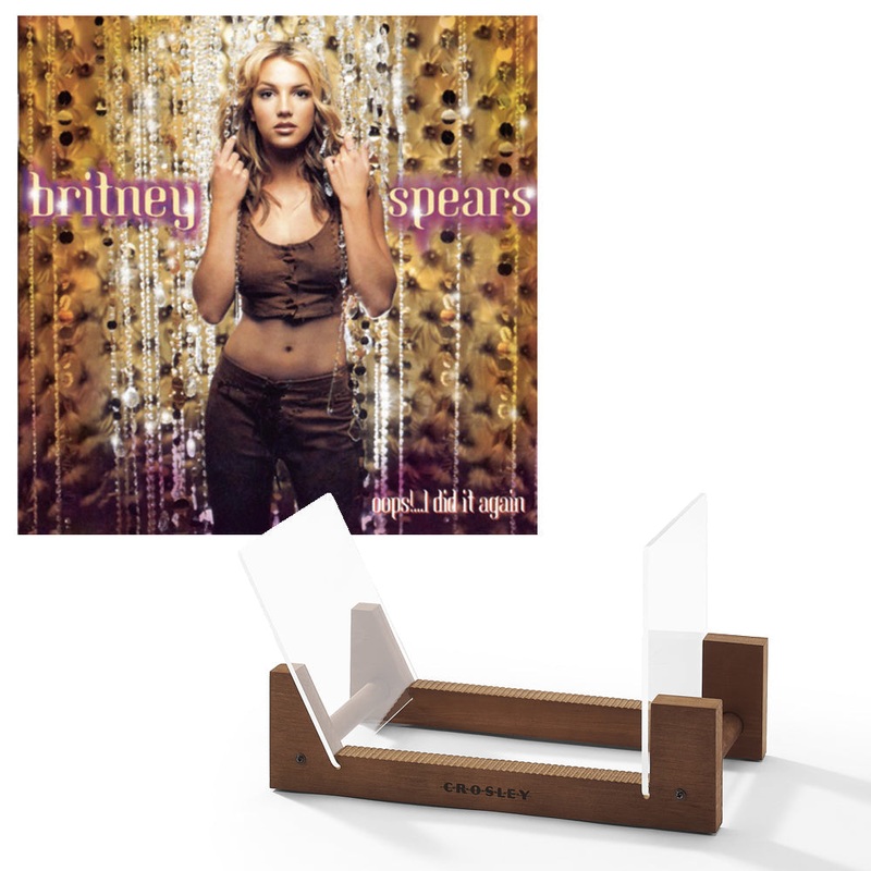 Britney Spears Oops!…I Did It Again Vinyl Album & Crosley Record Storage Display Stand