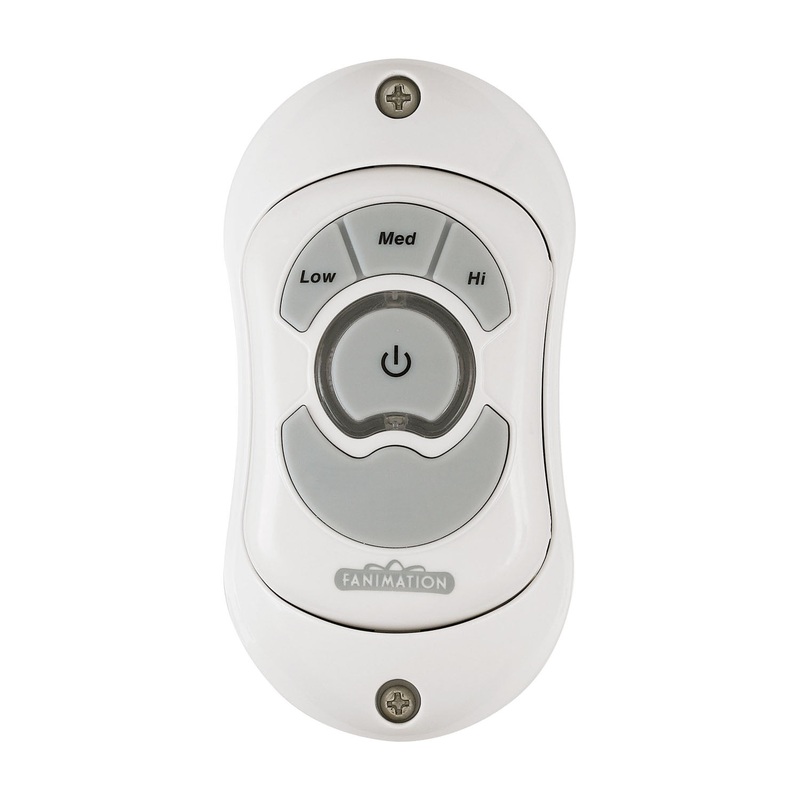 Fanimation TR33WH Controls Three Speed Control White