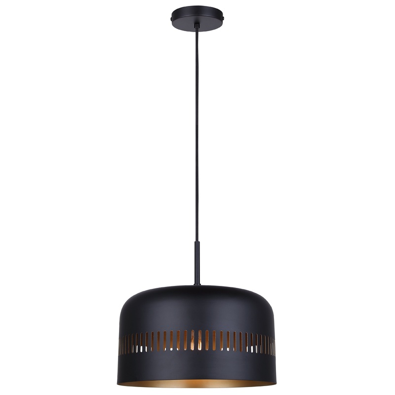 Miles 1-Light Pendant Black