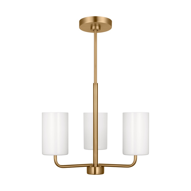 Rhett Small Chandelier Satin Bronze LED Bulb(s) Included