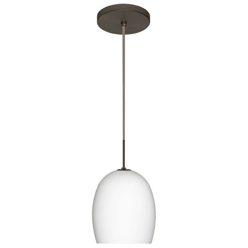 Besa 1JT-169707-BR Lucia One Light Pendant Bronze