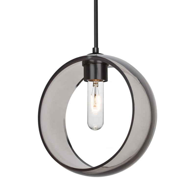 Besa 1JT-MANASM-BK-NI Besa Mana Pendant One Light Pendant Black
