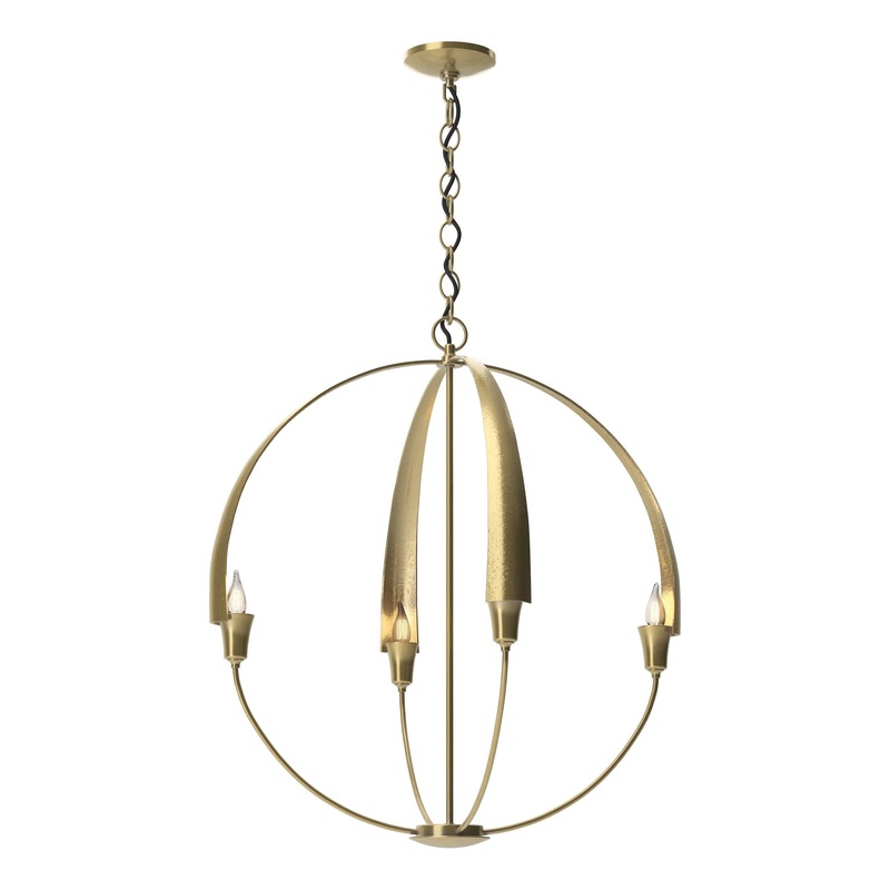 Cirque Large Chandelier Modern Brass