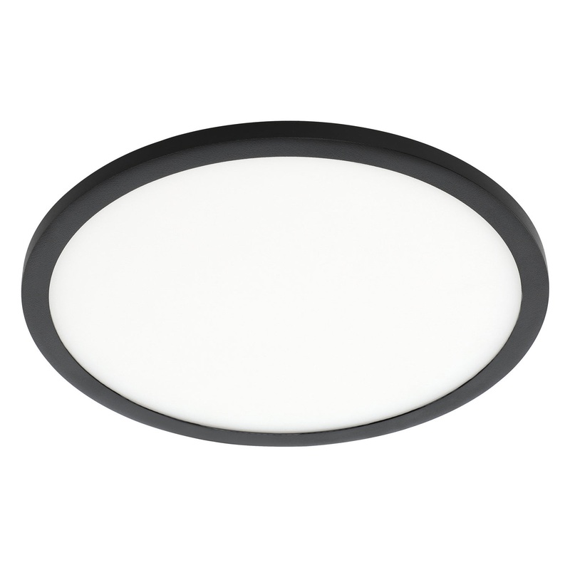 LED Ceiling Mount from the Trago 2 Collection in Black Finish by Eglo USA