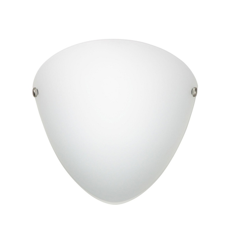 One Light Wall Sconce from the Kailee Collection in Satin Nickel Finish by Besa