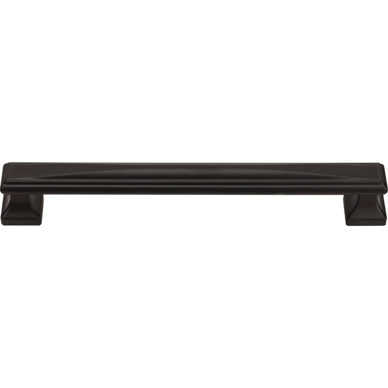 Atlas Homewares Wadsworth Pull 7 9/16 Inch (c-c) Matte Black