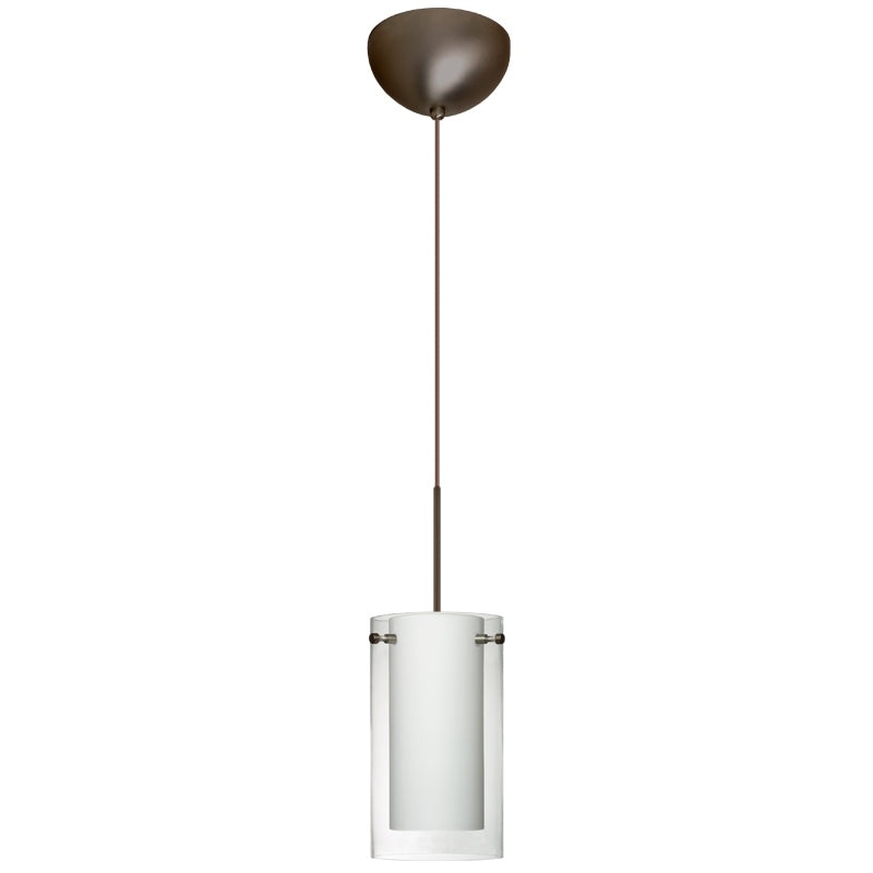 Besa 1XC-C44007-BR Pahu One Light Pendant Bronze