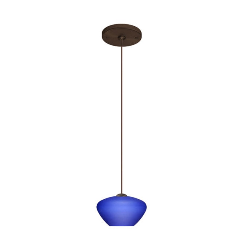 Besa 1XP-541087-BR Peri One Light Pendant Bronze (Discontinued)