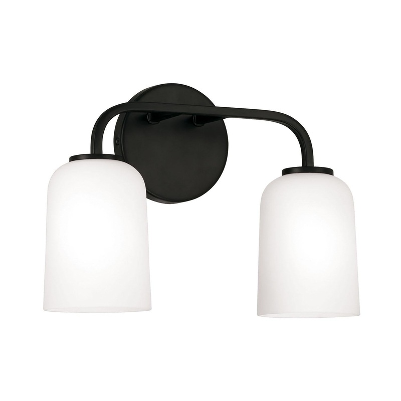 Capital Lighting 148821MB-542 Lawson 2 Light Vanity Matte Black