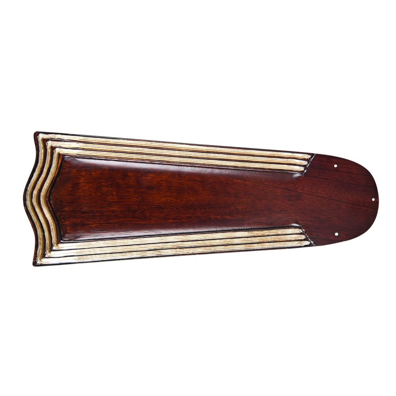 Craftmade B556C-W8 Custom Carved Wellington 56″ Type 1 Blades Carved Ebony/Vintage Madera (Discontinued)
