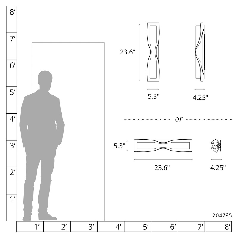Dune Large Sconce Ink