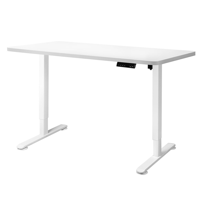 Levede Motorised Standing Desk Adjustable 140cm White 1000x 1MM