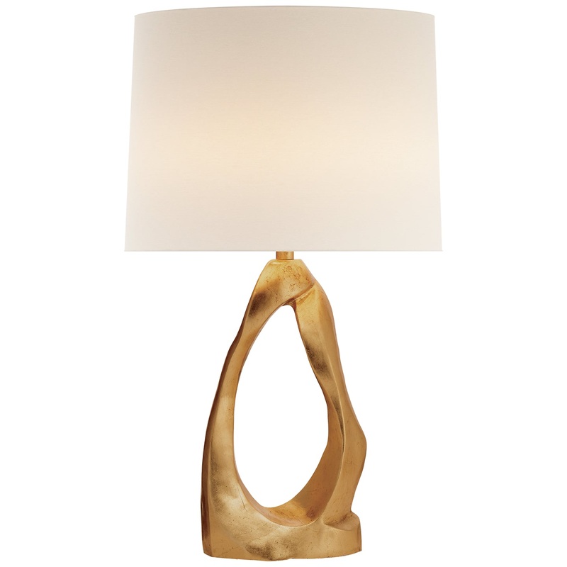 One Light Table Lamp from the Cannes Table Collection in Gild Finish by Visual Comfort Signature