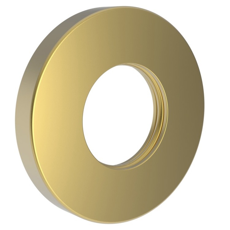 Shower Arm Flange Round Satin Gold PVD 2-1/4 Inch Brass