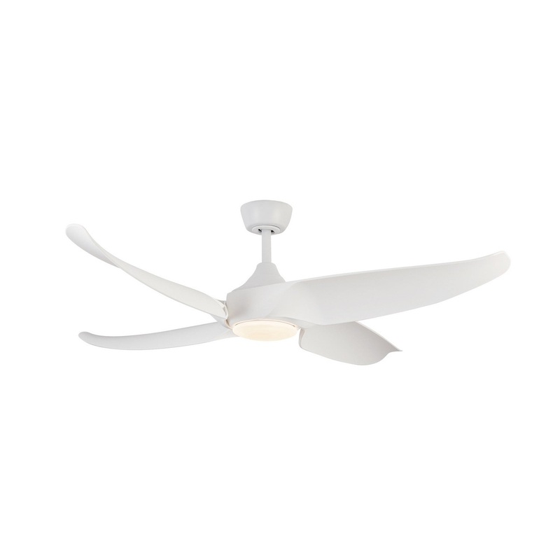 56″Ceiling Fan from the Coronado Collection in Matte White Finish by Kuzco Lighting