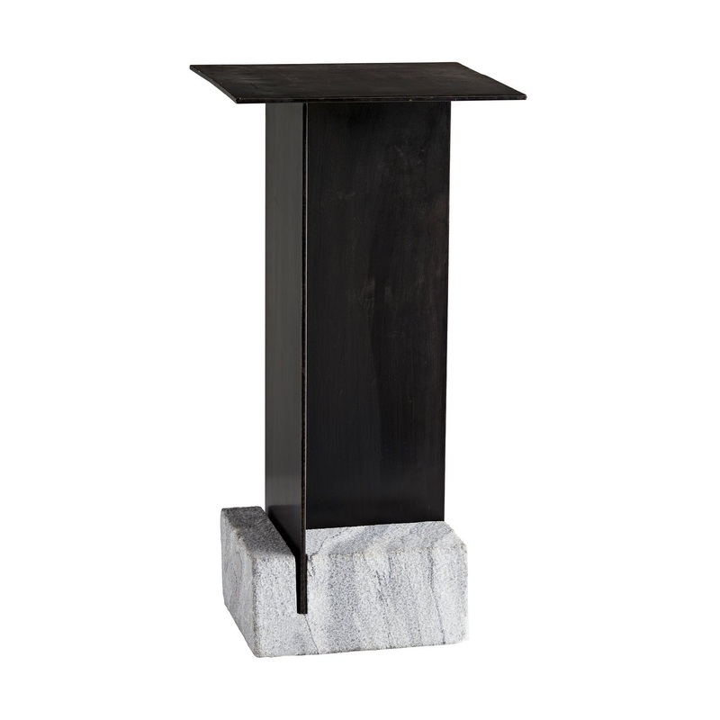 Arteriors 4904 Giovanni Accent Table Blackened Iron