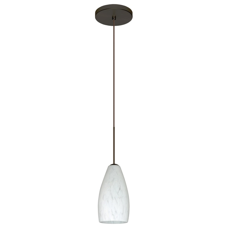 Besa 1XT-719819-BR Karli One Light Pendant Bronze