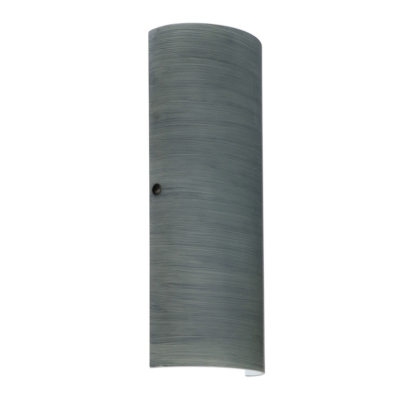 Besa 8193TN-LED-BK Torre Two Light Wall Sconce Black