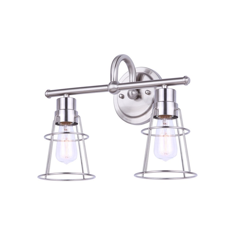 Canarm IVL1053A02BN Two Light Vanity Brushed Nickel (Discontinued)