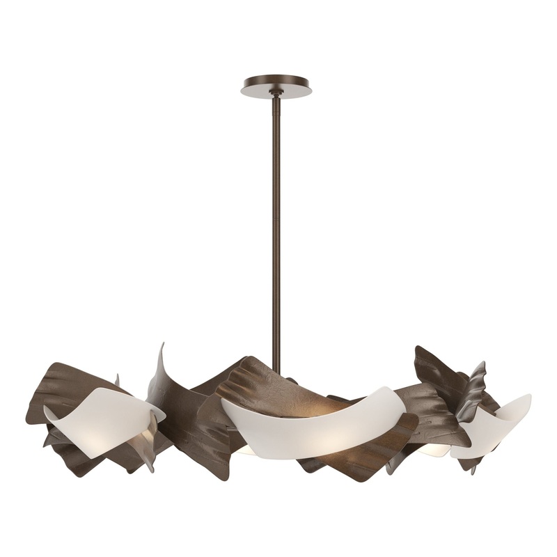 Crest 6-Light Circular Pendant Bronze
