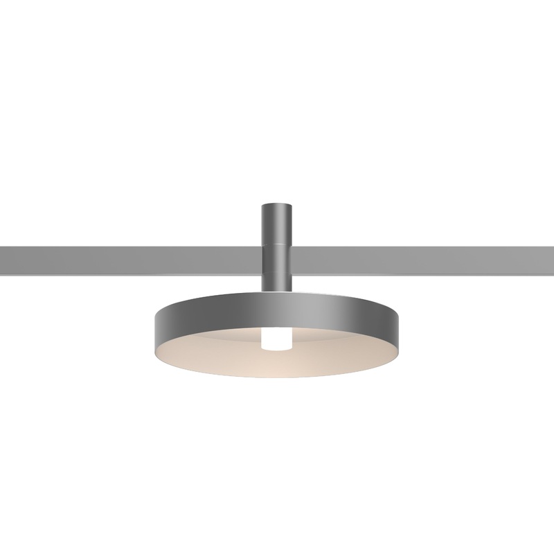 Systema Staccato Pan Shade Bright Satin Aluminum