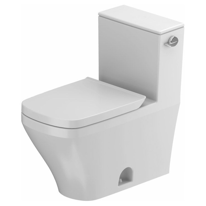 Toilet D-Neo 1PC White Elongated WaterSense/cCPU Listed 1.28 Gallons per Minute Left Hand